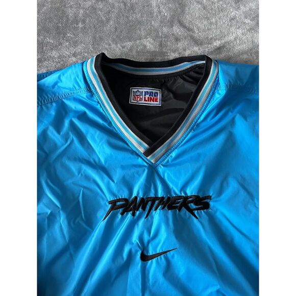 NFL Carolina Panthers Nike Pro Line Pullover Reversible Jacket Men's Size XL - Picture 8 of 12